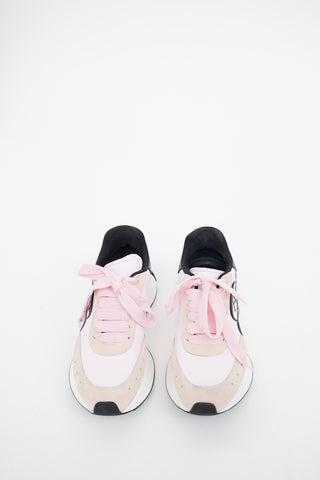 Alexander McQueen Pink & Black Sprint Sneaker