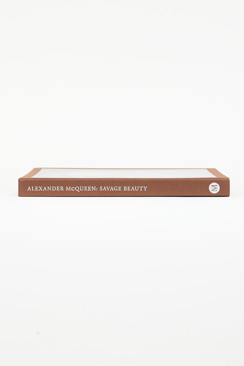 Alexander McQueen Savage Beauty Brown Cover Book