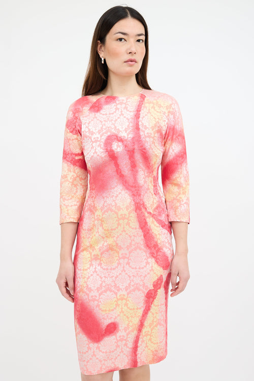 Alexander McQueen Vintage Damask Jacquard Dress