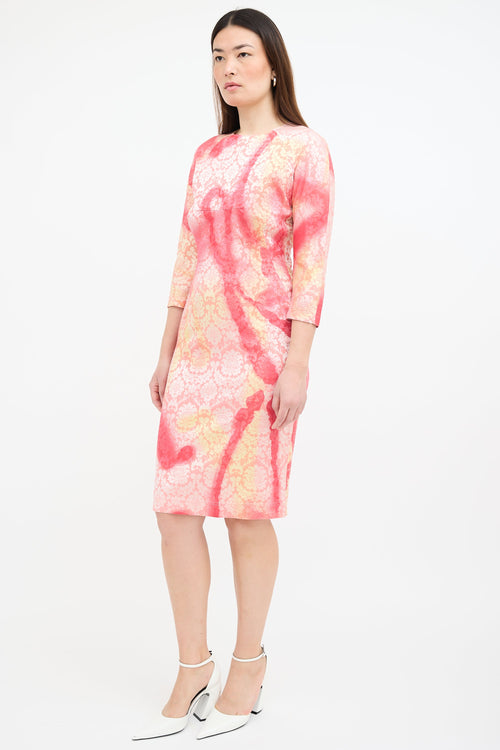 Alexander McQueen Vintage Damask Jacquard Dress