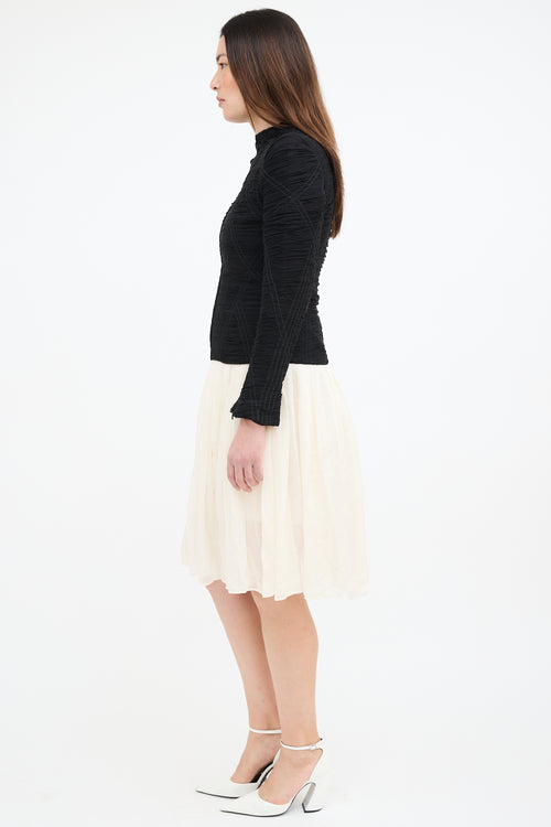 Alexander McQueen Vintage Silk Ruched Jacket