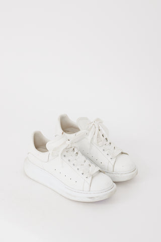 Alexander McQueen White Leather Oversized Sneaker