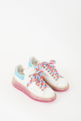 Alexander McQueen White & Multi Leather Oversized Sneaker