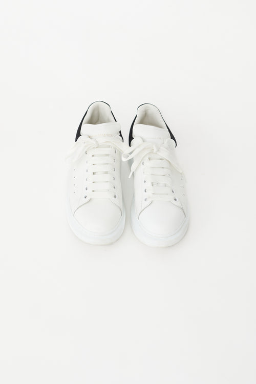 Alexander McQueen White Leather Oversized Sneaker