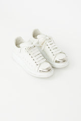 Alexander mcqueen clearance white and silver