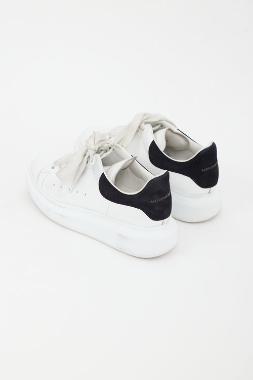 Alexander McQueen White & Black Oversized Sneaker