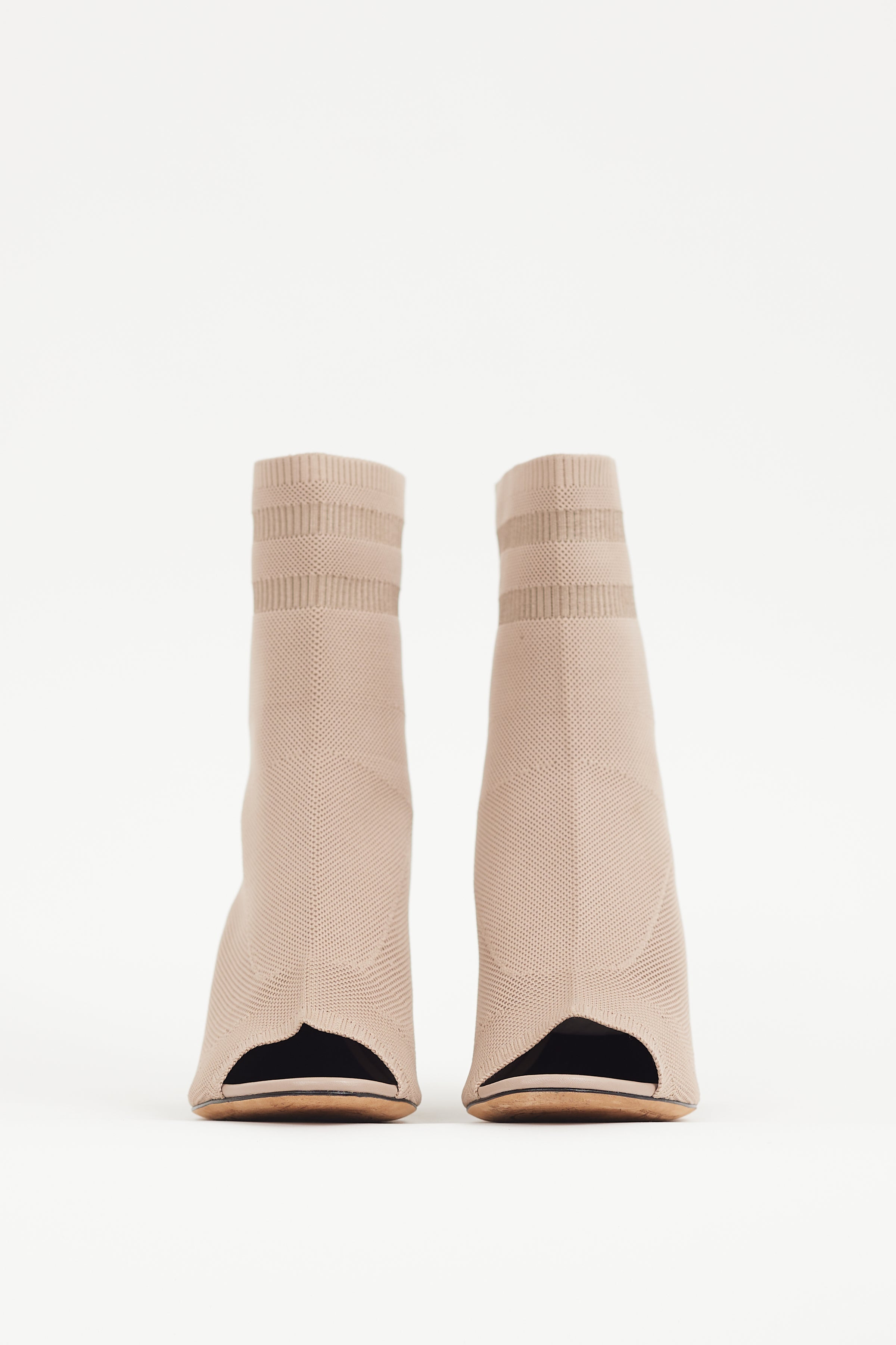 Alexander Wang // Beige Knit Sock Boot – VSP Consignment