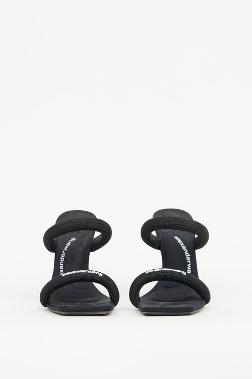 Alexander Wang Black Julie High Heel Sandal