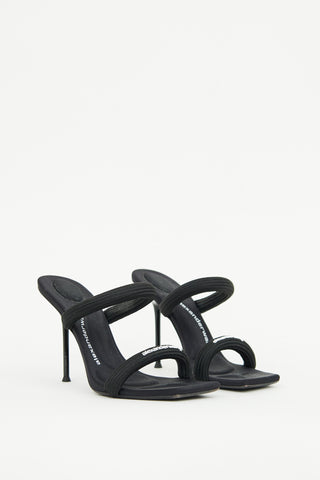 Alexander Wang Black Julie High Heel Sandal