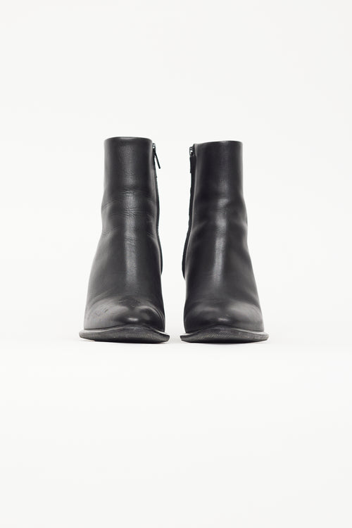 Alexander Wang Black Leather Kori Ankle Boot