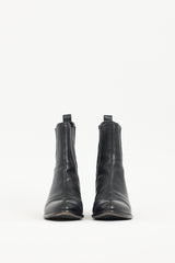 Alexander Wang Black Leather Anouck Chelsea Boot