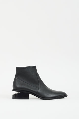 Alexander Wang Black Leather Kori Stretch Boot