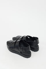 Alexander Wang Black Leather Alisha Sandal