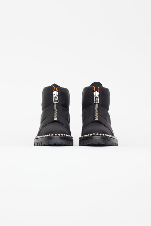 Alexander Wang Black Studded Cooper Ankle Boot