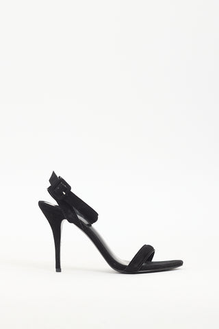 Alexander Wang Black Suede Strappy Heel