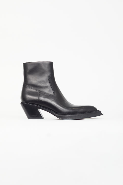 Alexander Wang Black Leather Donovan Ankle Boot