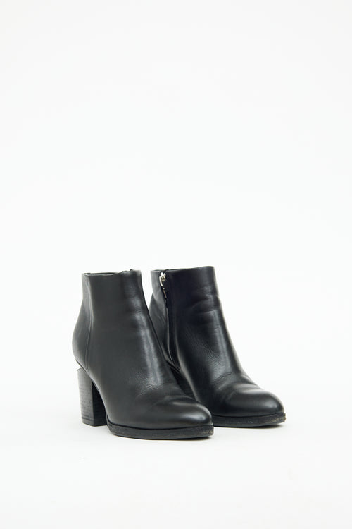 Alexander Wang Black & Silver Tone Gabi Bootie