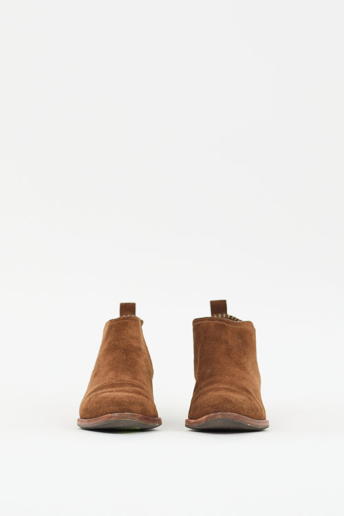 Alexander Wang Brown Suede Kori Ankle Boot