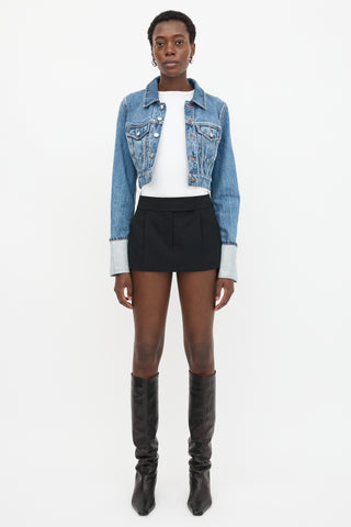 Alexander Wang Denim Cropped Jacket