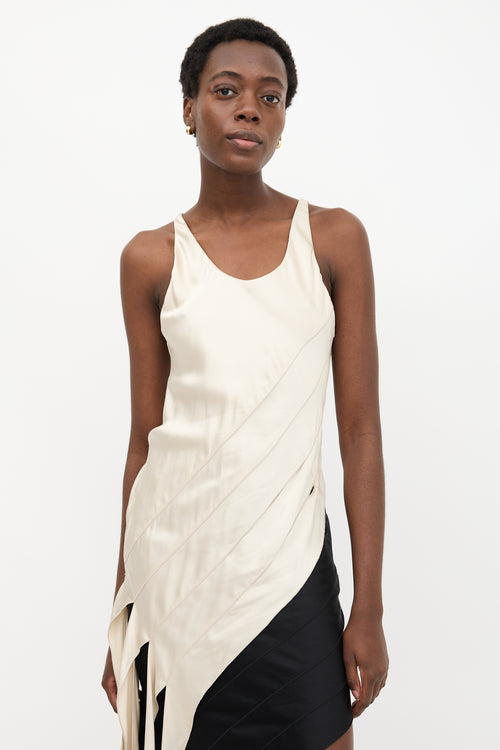 Alexander Wang FW 2011 Silk Asymmetric Fringe Top