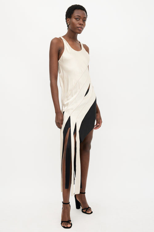 Alexander Wang FW 2011 Silk Asymmetric Fringe Top