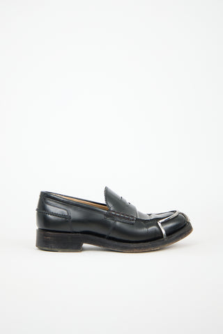 Alexander Wang Leather Carter Metal Loafer