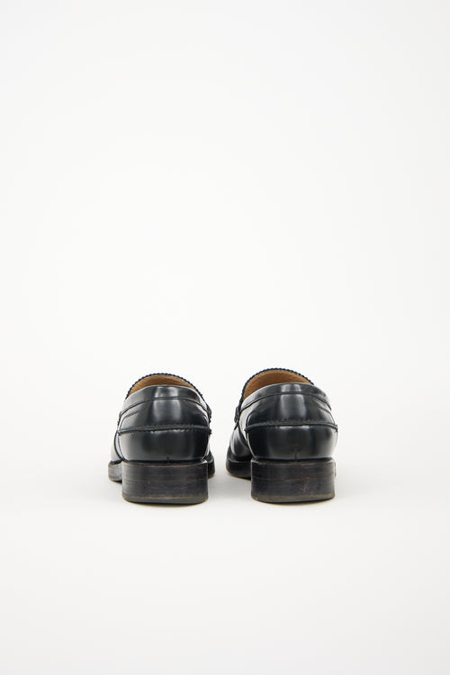 Alexander Wang Leather Carter Metal Loafer