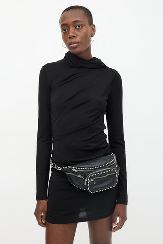 Alexander Wang Leather Embellished Belt Bag