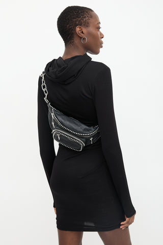 Alexander Wang Leather Embellished Belt Bag