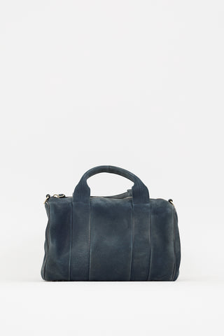 Alexander Wang Navy Leather Rocco Studded Bag