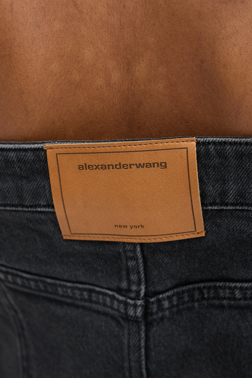 Alexander Wang Strapless Denim Mini Dress