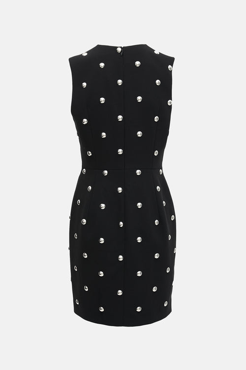 Alexander Wang Stud Embellished Midi Dress