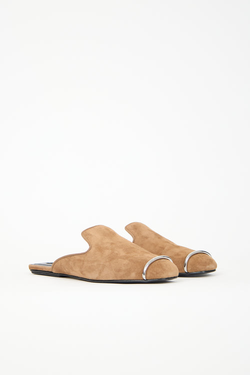 Alexander Wang Suede Jaelle Mule