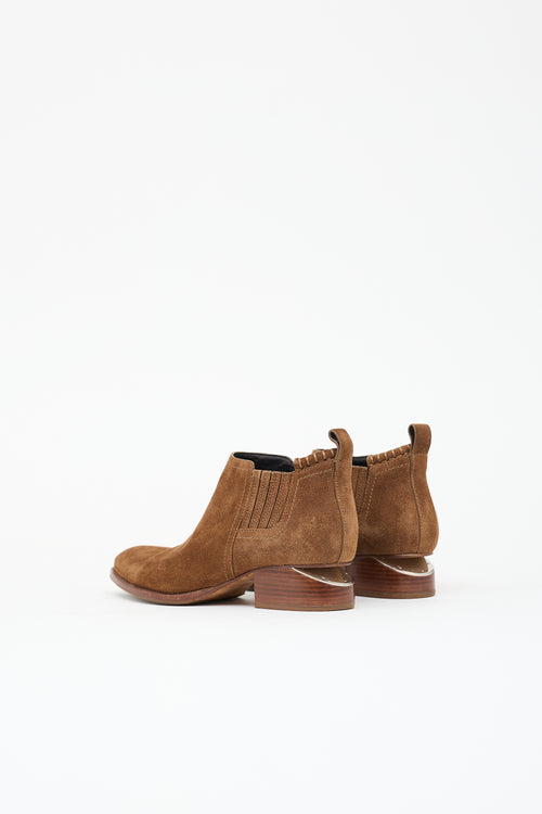 Alexander Wang Suede Kori Ankle Boot
