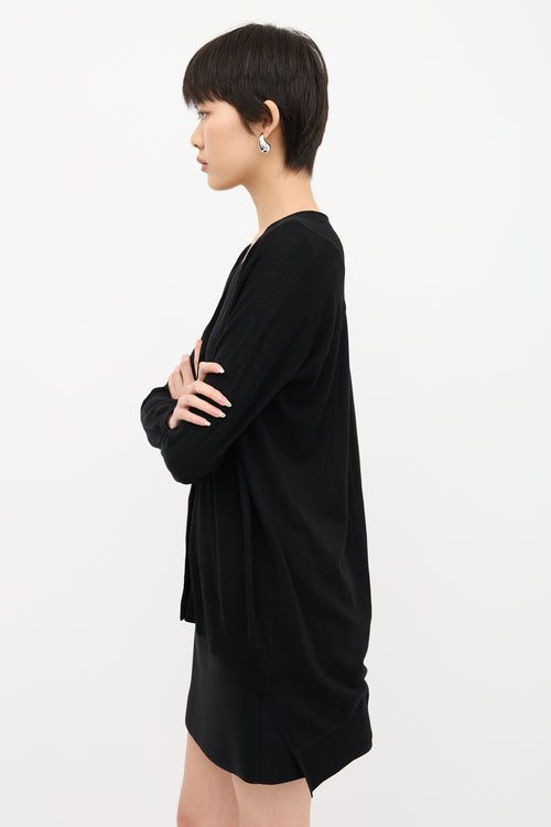 Alexander Wang Wool Asymmetric Cardigan