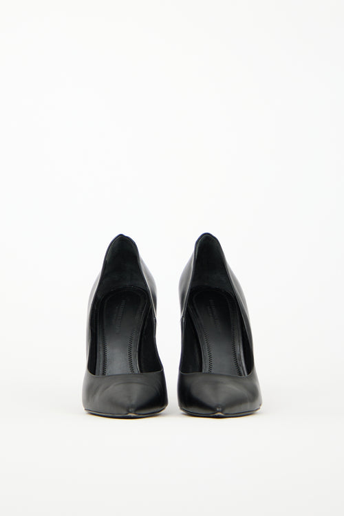 Alexander Wang Black Leather Pointed Toe Pump