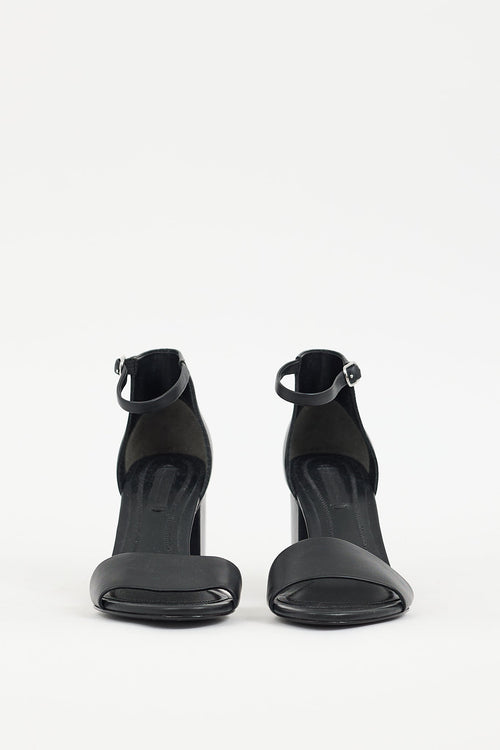 Alexander Wang Black Leather Abby Heel