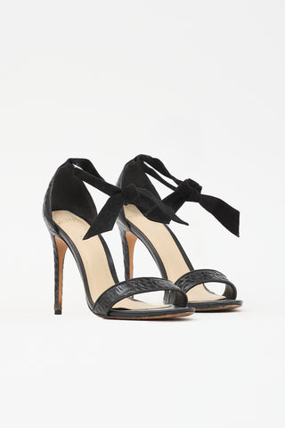 Alexandre Birman Leather & Suede Sandal