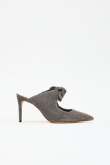 Alexandre Birman Metallic Bow Mule