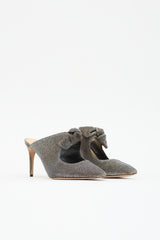 Alexandre Birman Metallic Bow Mule