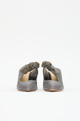 Alexandre Birman Metallic Bow Mule