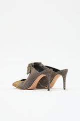Alexandre Birman Metallic Bow Mule