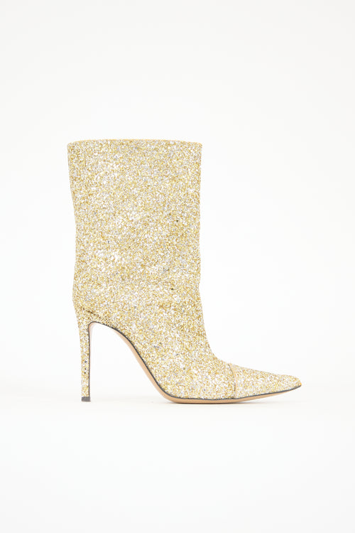 Alexandre Vauthier Glitter Alex Boot