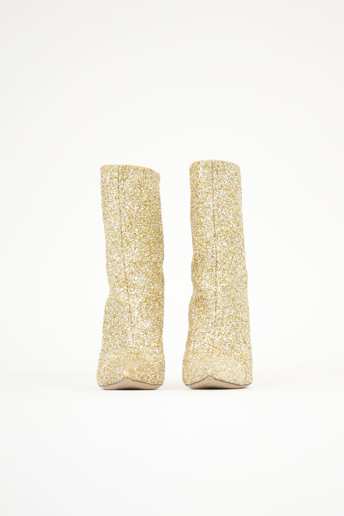 Alexandre Vauthier Glitter Alex Boot