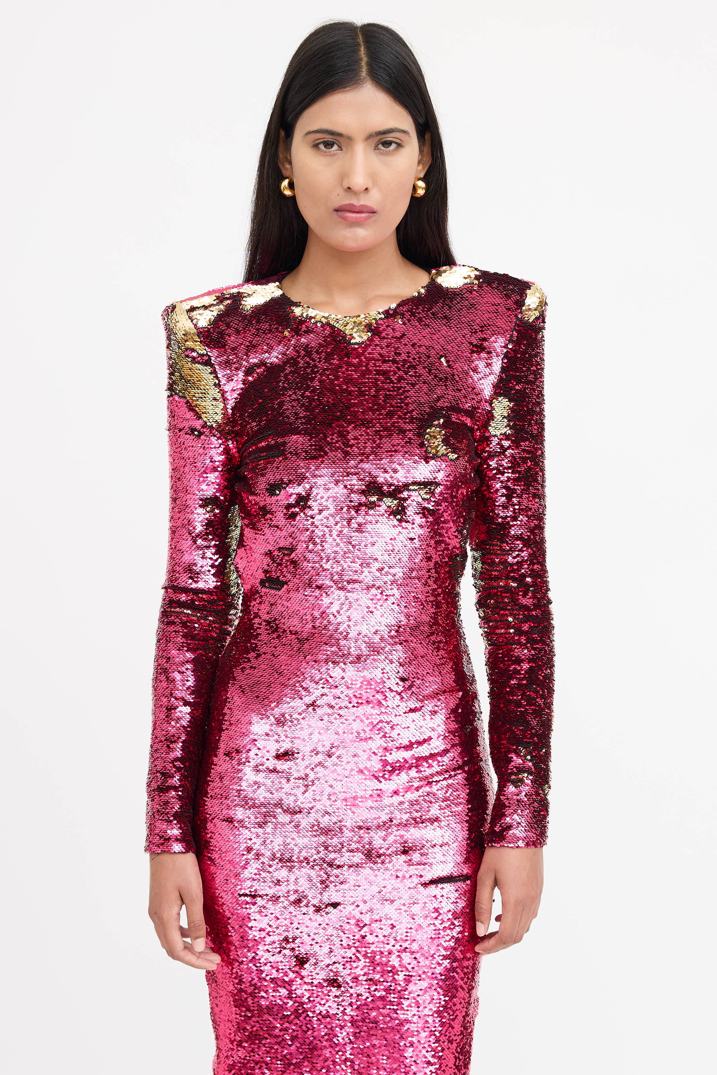 Alexandre Vauthier // Open Back Sequin Dress VSP Consignment Alexandre Vauthier // Open Back Sequin Dress VSP Consignment