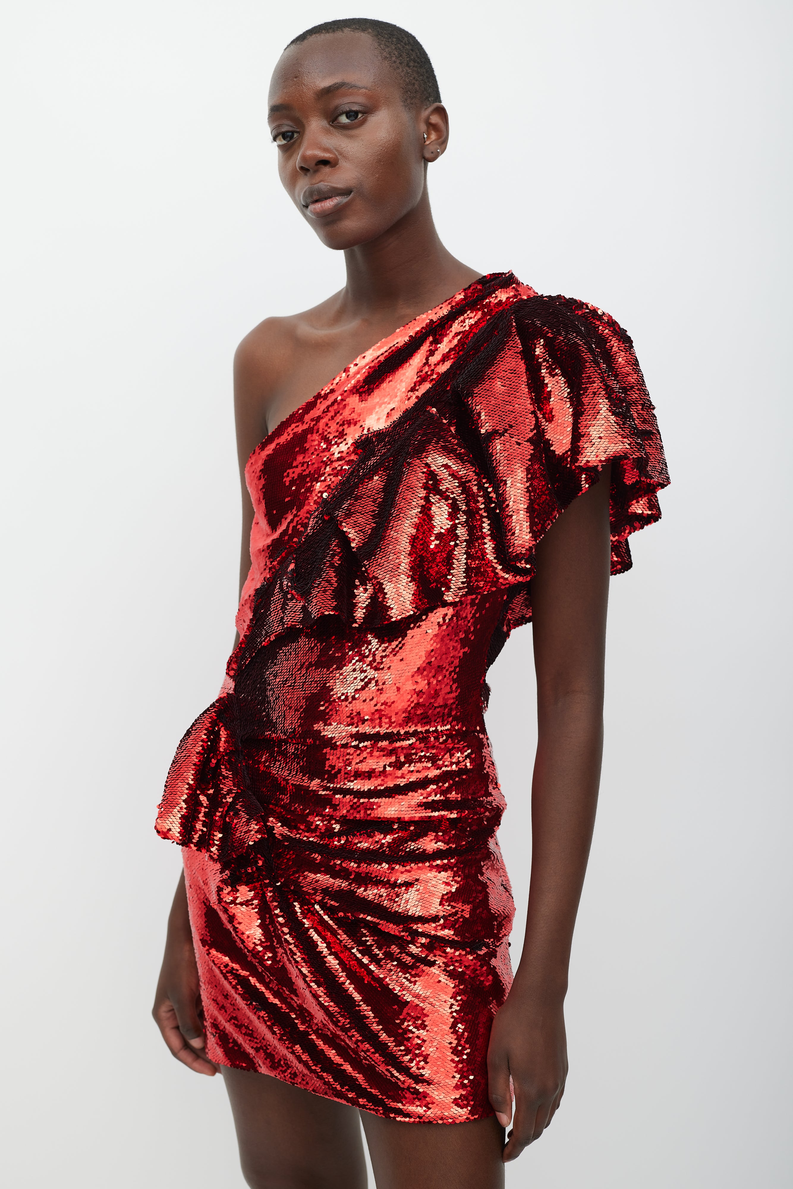 alexandre vauthier red dress Alexandre Vauthier V-Neck Long Dress - Red Dresses, Clothing - AVR22917