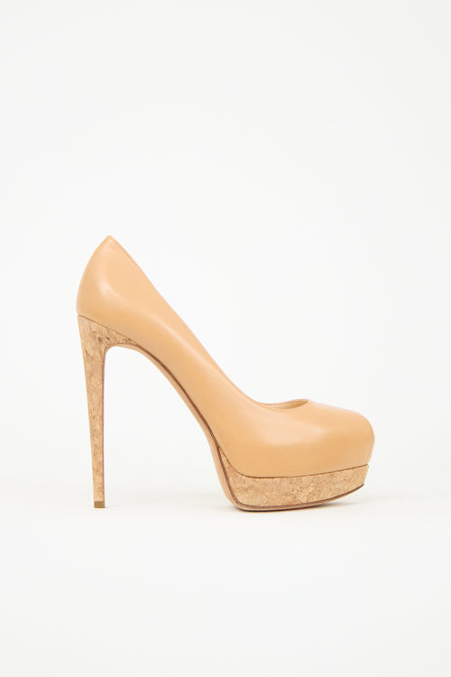 Alexandre Birman Leather Platform Pump