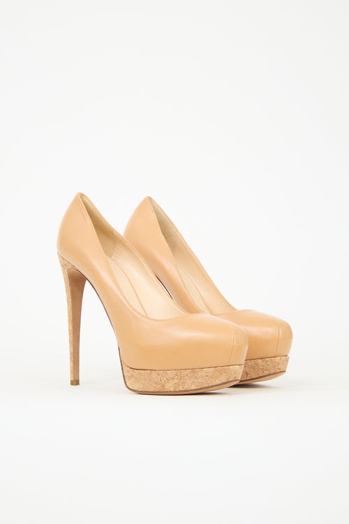 Alexandre Birman Leather Platform Pump