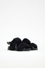 Alexandre Birman Shearling & Leather Sport Sandal