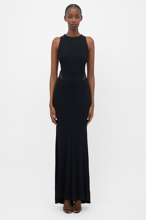 Alexandre Vauthier Crepe Jersey Maxi Dress